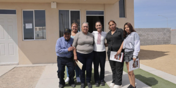 Sheinbaum concluye gira con entrega de viviendas en el municipio de Juárez
