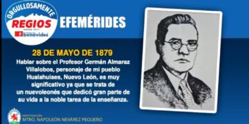 Recuerdan en Hualahuises al Profesor Germán Almaraz Villalobos