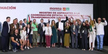 Se registran 277 aspirantes de coalición Morena-PT-Verde a gubernaturas rumbo al 2027