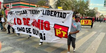 Respalda PT a la presidenta Claudia Sheinbaum en marcha del 10 de junio