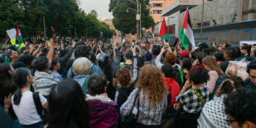 Protestan en Ciudad de México contra Israel