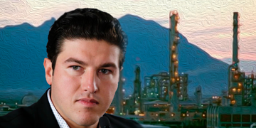 AL CULPAR A LA REFINERÍA DE CADEREYTA, SAMUEL TOMA LA BANDERA DE LA DERECHA Y EL HUACHICOL