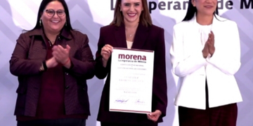 Clara Luz Flores es la candidata de Morena a la gubernatura de Nuevo León